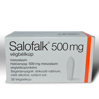 Салофальк 500мг (Salofalk) суппозитории 30шт