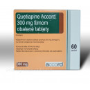 Кветиапин 300мг (Quetiapine) Accord 60 таб