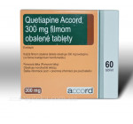 Кветиапин 300мг (Quetiapine) Accord 60 таб