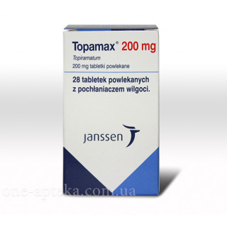 Топамакс 200мг (Topamax) 28таб