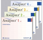 Амарил 3мг (30табл)