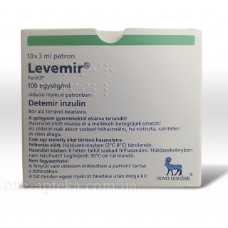 Левемир Флекспен (Levemir Flexpen) картриджи (10х3мл) Левемир Флекспен (Levemir Flexpen) картриджи (10х3мл)