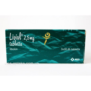 Ливиал 2,5мг (Livial) 84таб
