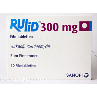 Рулид 300мг (Rulid) 10таб