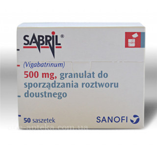 Сабрил 500мг (Sabril) 50пакетиков