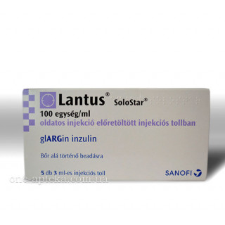 Лантус Солостар (Lantus SoloStar) инсулин 5х3мл