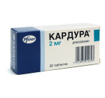 Кардура 2мг (Cardura) 30 таб