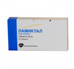 Ламиктал 25мг (Lamictal) 28таб