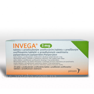 Инвега 3мг (Invega) 28таб