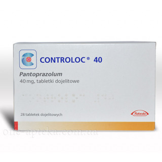Контролок 40мг (Controloc) 28таб