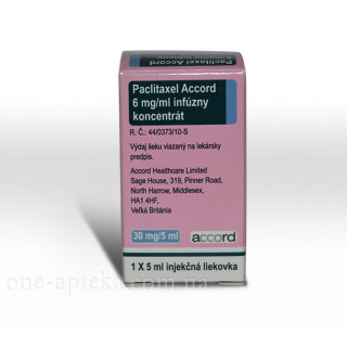 Паклитаксел 30мг (Paclitaxel) Accord 1фл