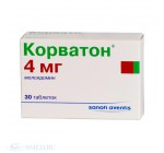Корватон Форте 4мг (Corvaton) 30таб