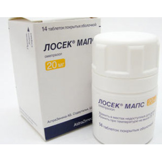 Лосек 20мг (Losec) 28капс Лосек 20мг (Losec) 28капс