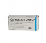 Салофальк 250мг (Salofalk) 100таб