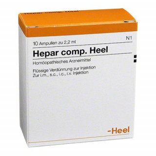 Гепар Копмозитум 2,2 мл (Hepar Compositum) 100 амп (Hееl)