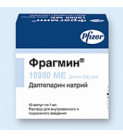 Фрагмин 10000МЕ 0,4мл (Fragmin) 5шпр