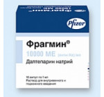 Фрагмин 10000МЕ 0,4мл (Fragmin) 10шпр