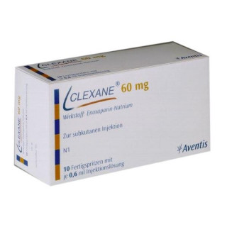 Клексан 60мг (Clexan) 10шпр Клексан 60мг (Clexan) 10шпр