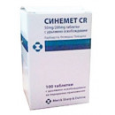 Синемет CR 50мг/200мг (Sinemet) 100таб
