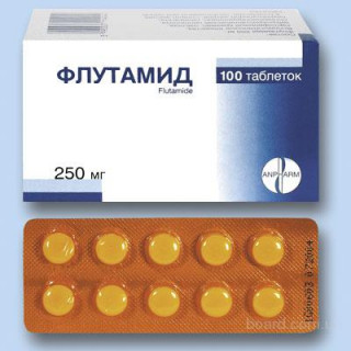 Флутамид 250мг (Flutamide) 100таб Флутамид 250мг (Flutamide) 100таб
