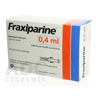 Фраксипарин 0,4мл (Fraxiparine) 10шпр Фраксипарин 0,4мл (Fraxiparine) 10шпр