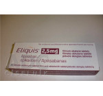Эликвис 5мг (Eliquis) 56таб