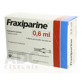 Фраксипарин 0,6мл (Fraxiparine) 10шпр Фраксипарин 0,6мл (Fraxiparine) 10шпр