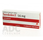 Сердолект 16мг (Serdolect) 28таб