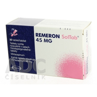 Ремерон 45мг (Remeron) 30таб Ремерон 45мг (Remeron) 30таб