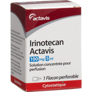 Иринотекан 100мг (Irinotecan) 1флакон Иринотекан 100мг (Irinotecan) 1флакон