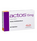 Актос 15мг (Actos) 28табл