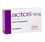 Актос 15мг (Actos) 28табл