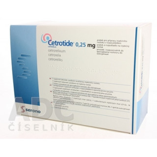 Цетротид 0,25мг (Cetrotide) 7шт розчин Цетротид 0,25мг (Cetrotide) 7шт розчин