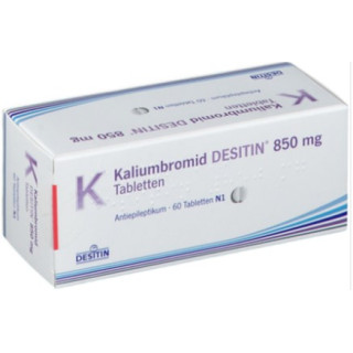 Калиумбромид Деситин 850мг (Kaliunbromid Desitin) 60табл Калиумбромид Деситин 850мг (Kaliunbromid Desitin) 60табл