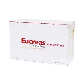 Эукреас 50мг/850мг (Eucreas) 60таб Эукреас 50мг/850мг (Eucreas) 60таб